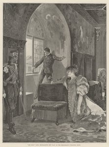 Les Rois, Sara Bernhardtin uusi näytelmä Renaissance Theatressa, Pariisissa